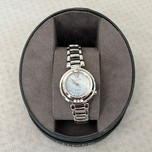 Citizen Women's Eco-Drive Sunrise Floating Diamond & Mother Pearl Watch
